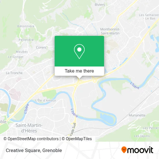 Mapa Creative Square