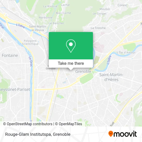 Rouge-Glam Institutspa map