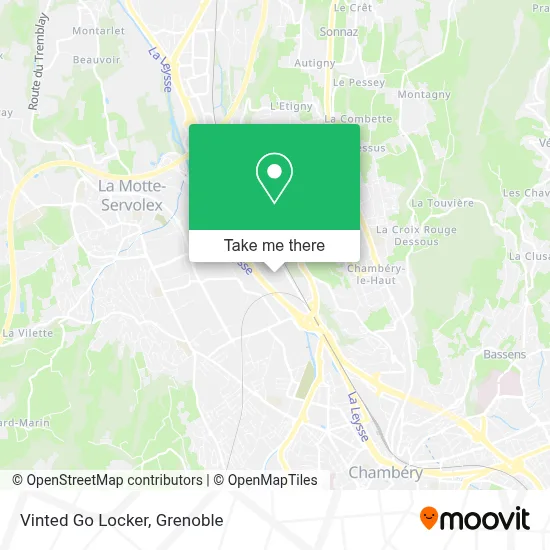 Vinted Go Locker map
