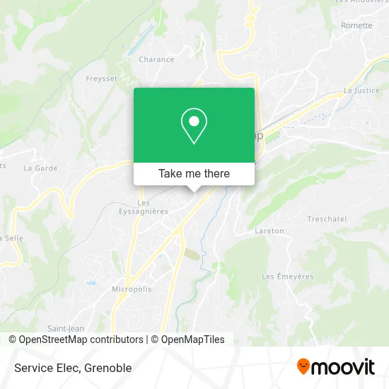 Service Elec map