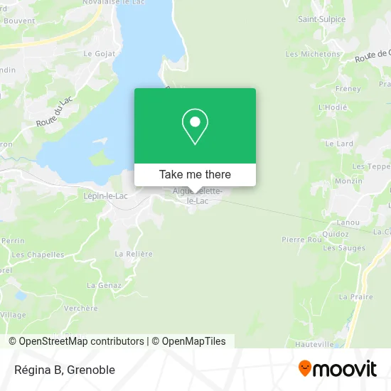 Régina B map