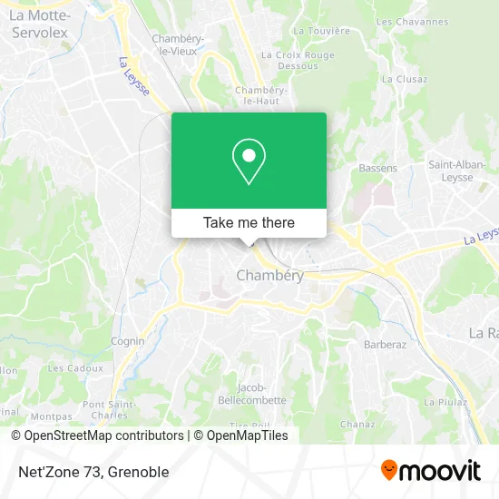 Net'Zone 73 map