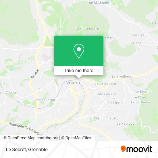 Le Secret map