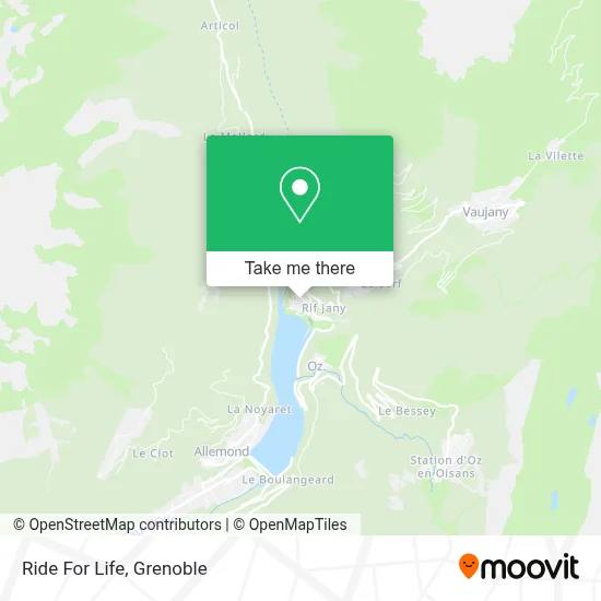 Ride For Life map