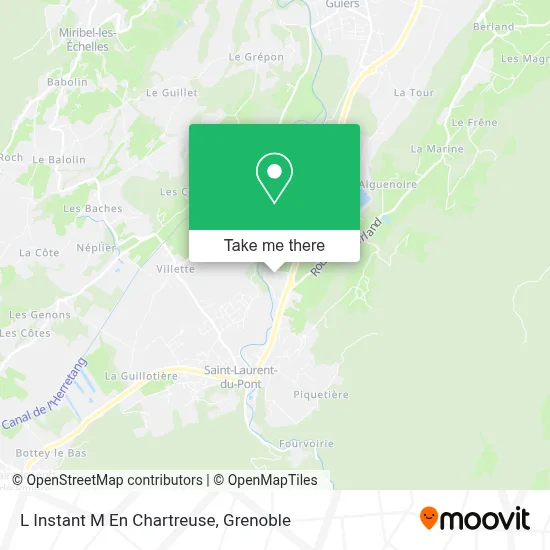L Instant M En Chartreuse map