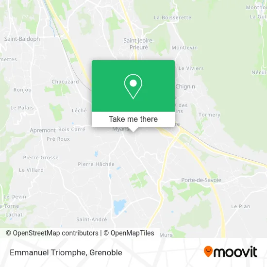 Emmanuel Triomphe map