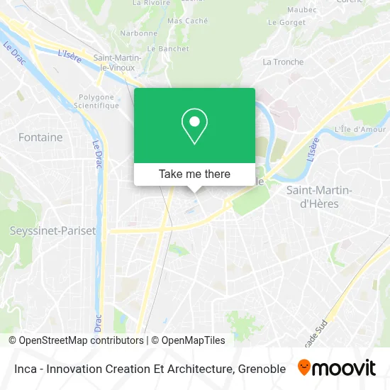 Inca - Innovation Creation Et Architecture map