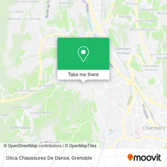 Olica Chaussures De Danse map
