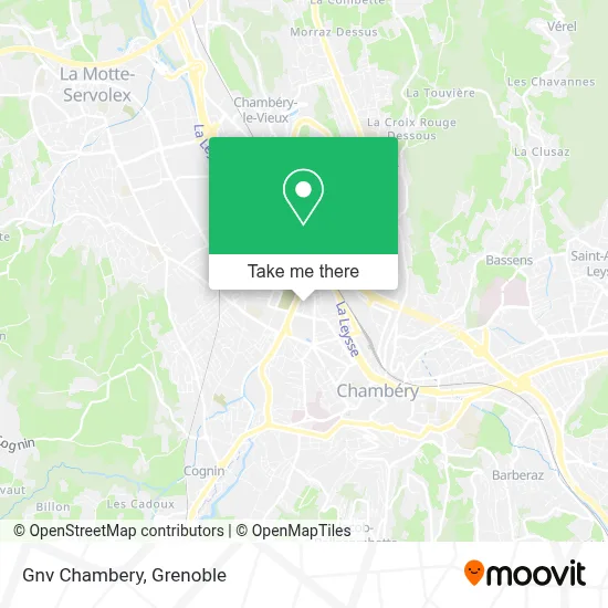 Gnv Chambery map