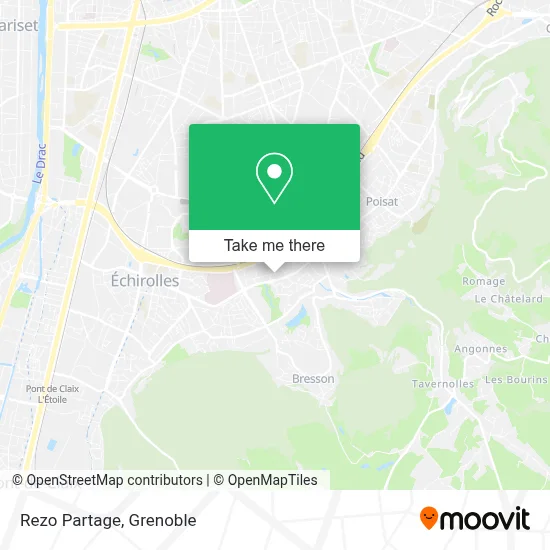 Rezo Partage map