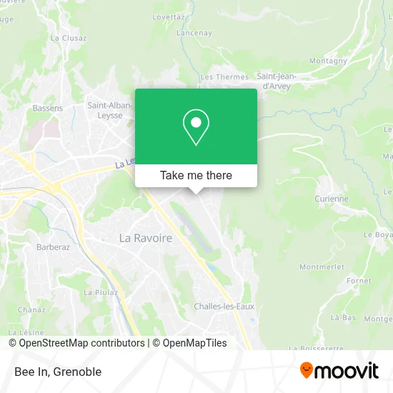 Bee In map