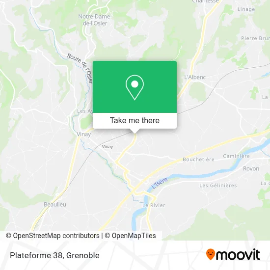 Plateforme 38 map