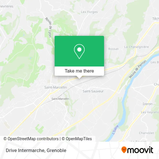 Drive Intermarche map