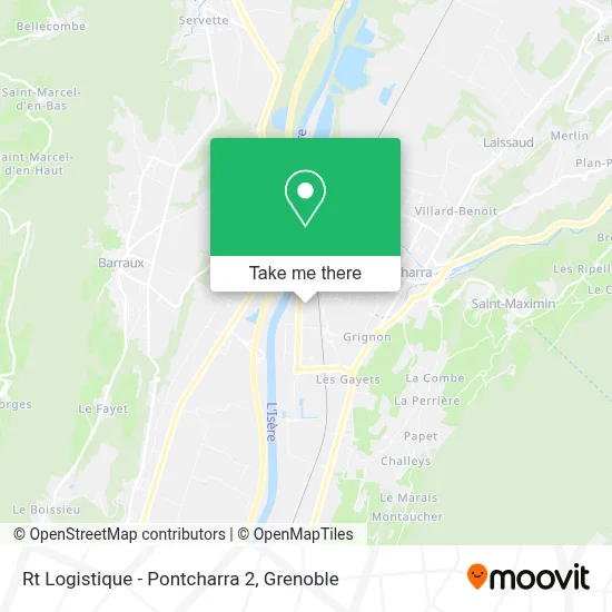 Rt Logistique - Pontcharra 2 map