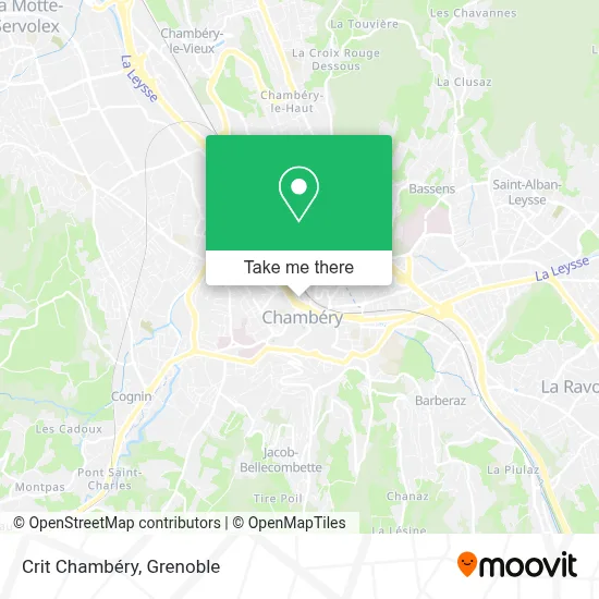 Crit Chambéry map