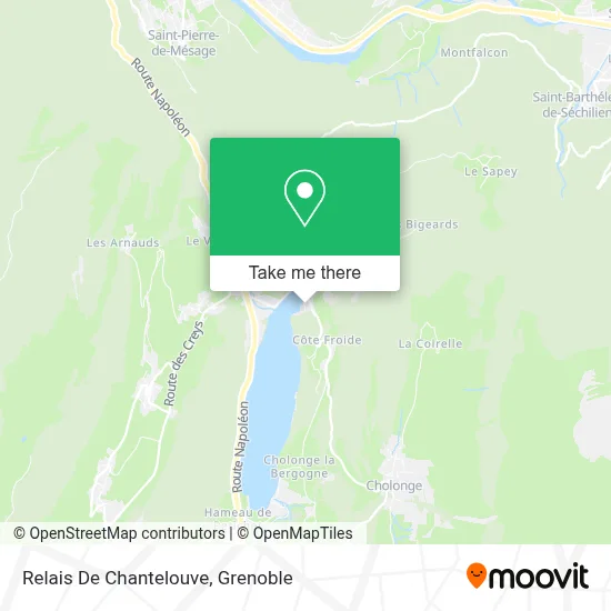 Relais De Chantelouve map