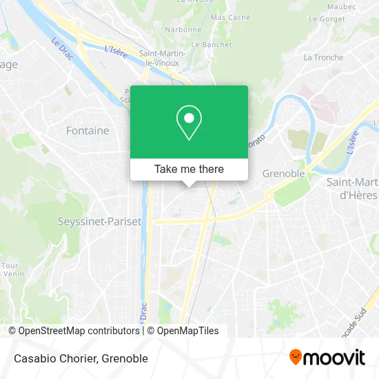 Casabio Chorier map