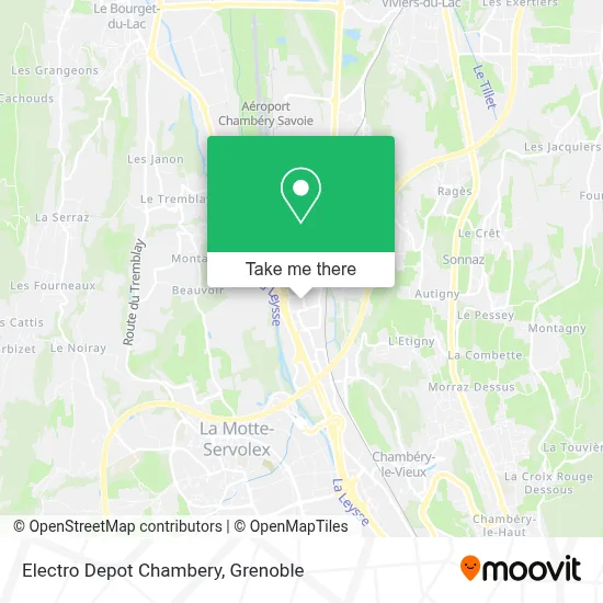 Electro Depot Chambery map