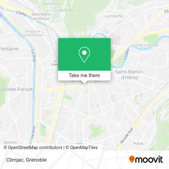 Climjac map