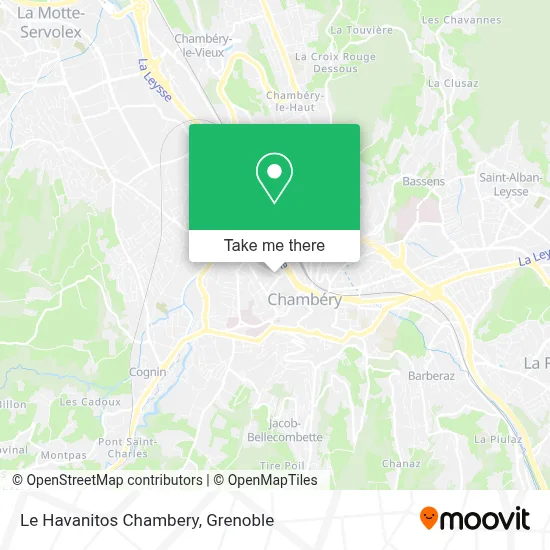 Le Havanitos Chambery map