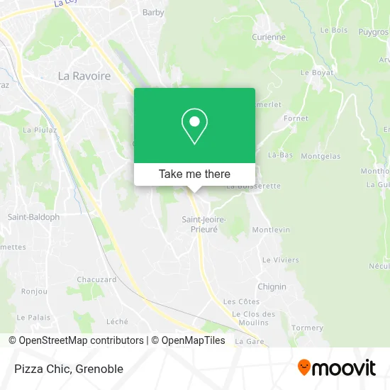 Mapa Pizza Chic