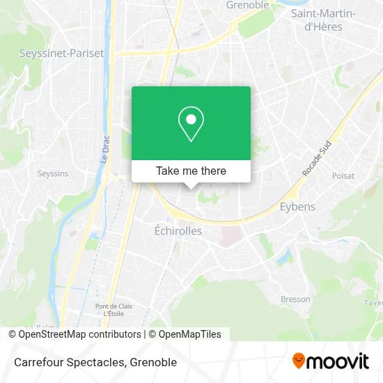 Carrefour Spectacles map