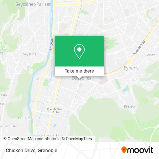 Chicken Drive map