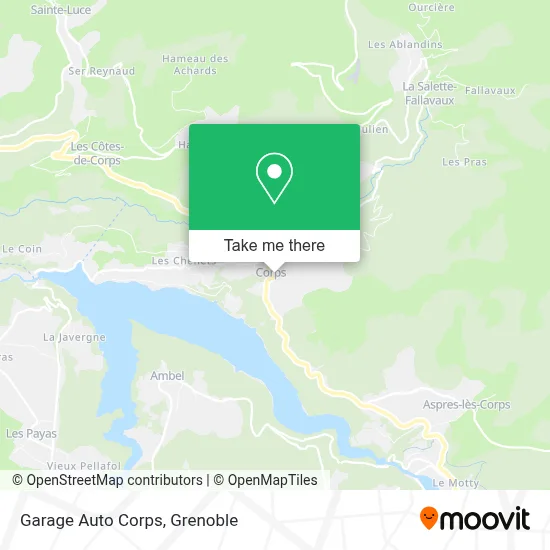 Garage Auto Corps map