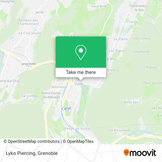 Lyko Piercing map