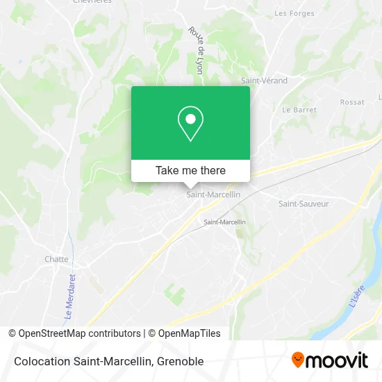 Colocation Saint-Marcellin map
