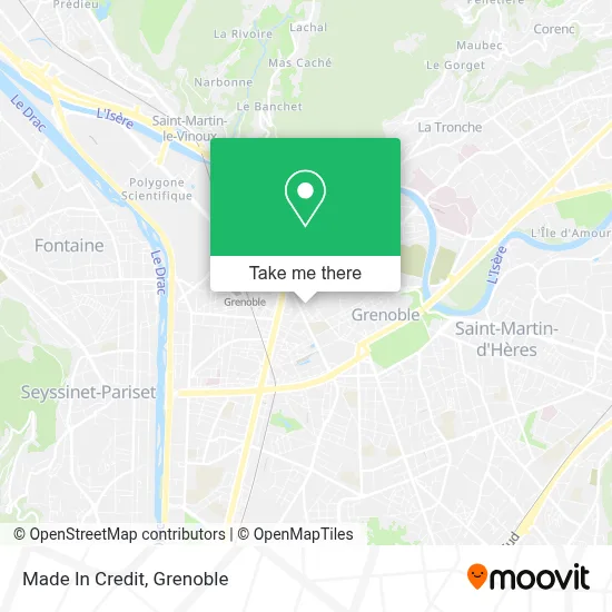 Made In Credit map