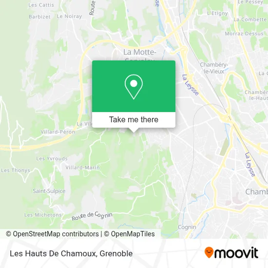 Les Hauts De Chamoux map