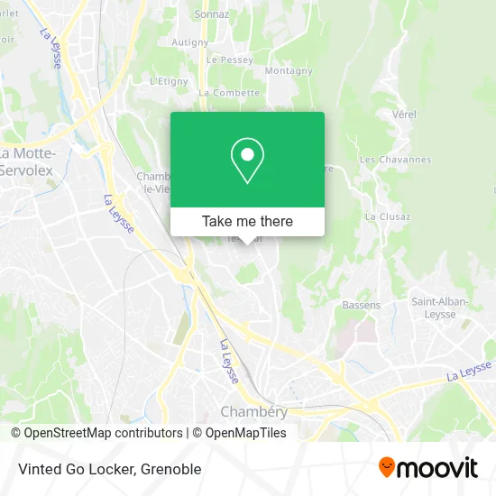 Vinted Go Locker map