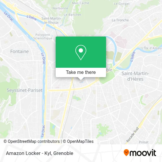 Amazon Locker - Kyl map