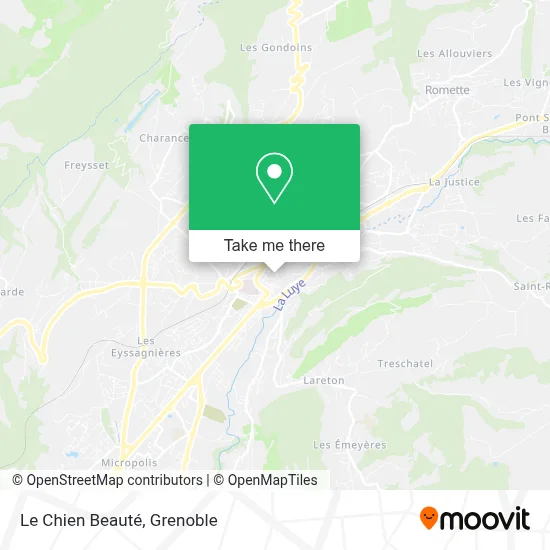 Le Chien Beauté map
