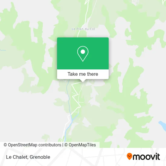 Le Chalet map