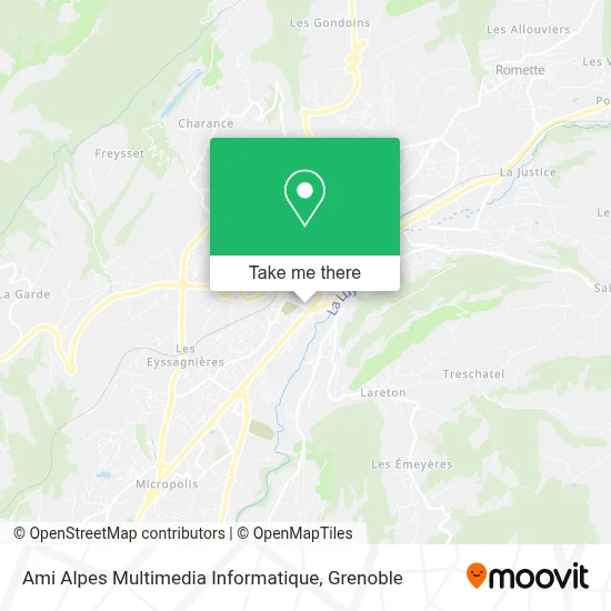 Ami Alpes Multimedia Informatique map