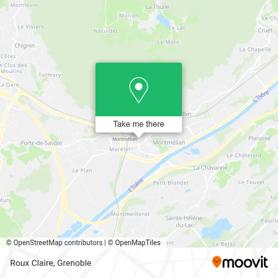 Roux Claire map
