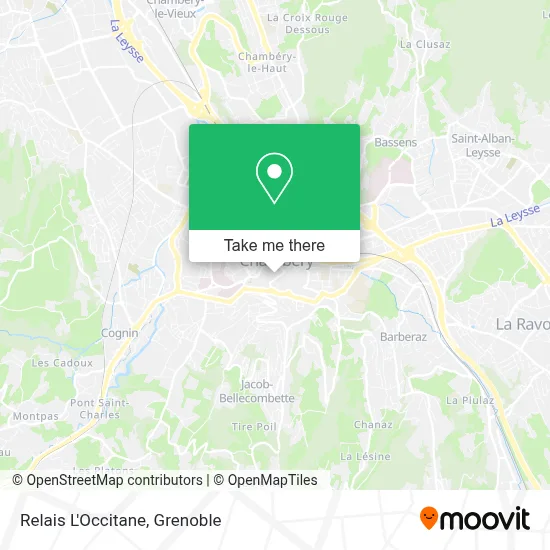 Relais L'Occitane map