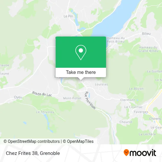 Chez Frites 38 map