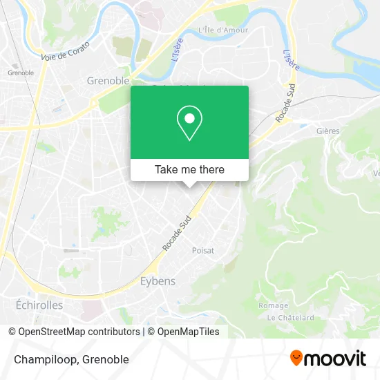 Champiloop map