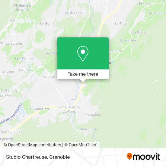 Studio Chartreuse map
