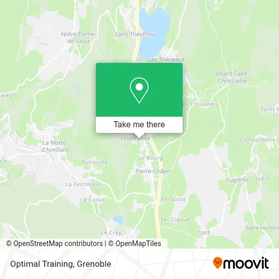 Optimal Training map