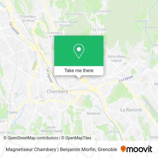 Magnetiseur Chambery | Benjamin Morfin map