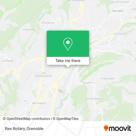 Rex Rotary map