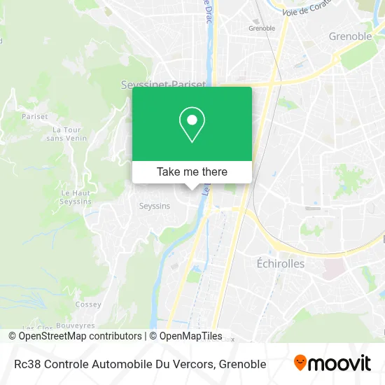 Rc38 Controle Automobile Du Vercors map