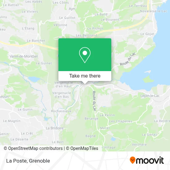 La Poste map
