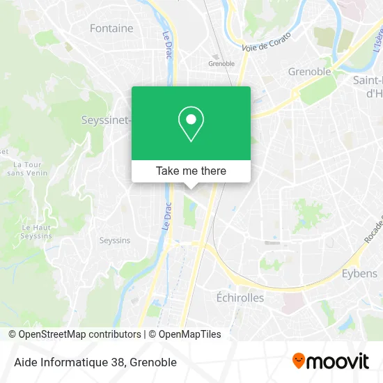 Aide Informatique 38 map