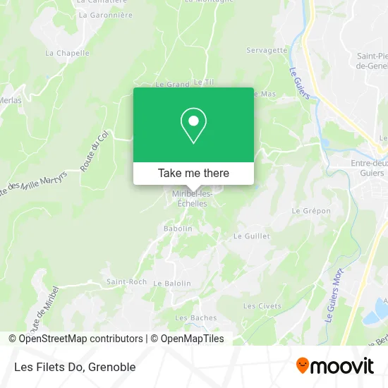 Les Filets Do map
