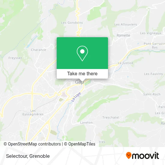 Selectour map